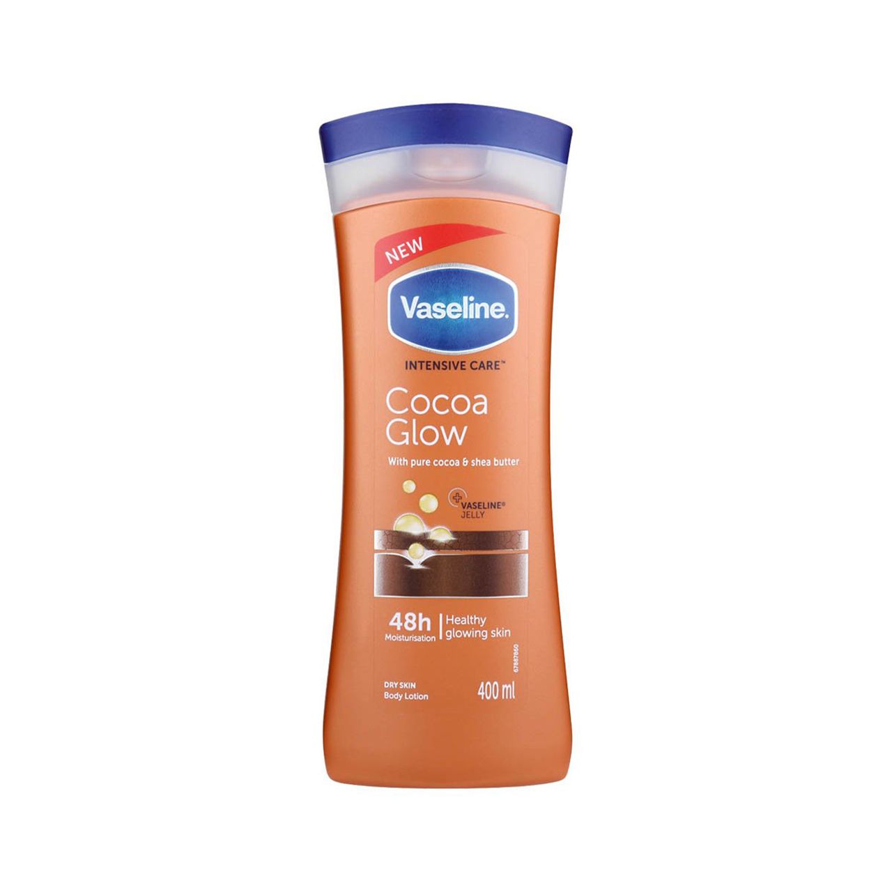 لوسیون بدن شکلاتی وازلین مدل Cocoa Glow